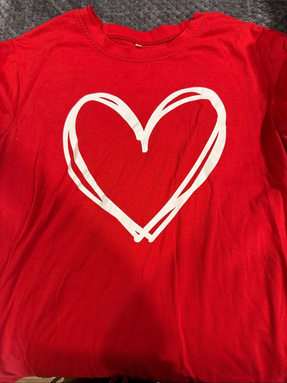 Red Heart Graphic Kids T-Shirt - Unbranded